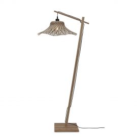 Lampadare - Lampa de podea din bambus Ibiza S 50cm, natur/ negru