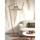 Lampadare - Lampa de podea din bambus Ibiza L 65cm, natur/ negru