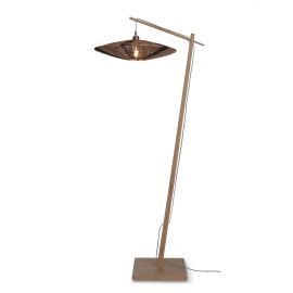 Lampadare - Lampa de podea eco din iuta Iguazu L 55cm natur/ negru