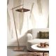Lampadare - Lampa de podea eco din iuta Iguazu L 55cm natur/ negru