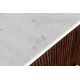 Comode - Comoda TV design retro Gatsby 180cm mango/ marmura alba