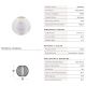 Veioze - Lampa de masa LED design decorativ BRILLANTE auriu