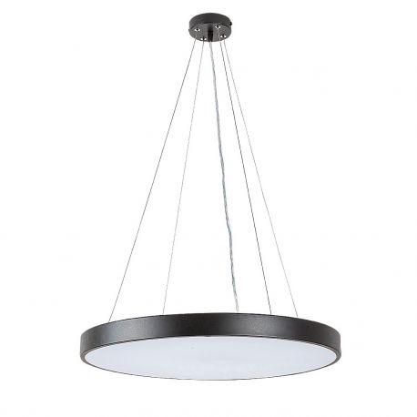 Pendule, Lustre suspendate - Lustra suspendata LED Tesia 40cm, negru