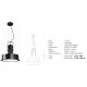 Pendule, Lustre suspendate - Lustra, Pendul design modern Single alb