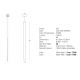 Pendule, Lustre suspendate - Pendul LED tubular design modern minimalist PENDANT alb
