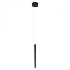 Pendul LED tubular design modern minimalist PENDANT negru