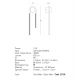 Aplice, corpuri de iluminat pentru pereti - Aplica de perete LED design modern SCONCE H-40cm