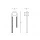 Aplice, corpuri de iluminat pentru pereti - Aplica de perete LED design modern SCONCE H-40cm