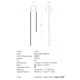 Aplice, corpuri de iluminat pentru pereti - Aplica de perete LED design modern SCONCE H-60cm