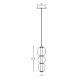 Pendule, Lustre suspendate - Lustra, Pendul design modern LED DECO negru/ gri fumuriu