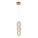 Lustra, Pendul design modern LED DECO auriu/ sampanie