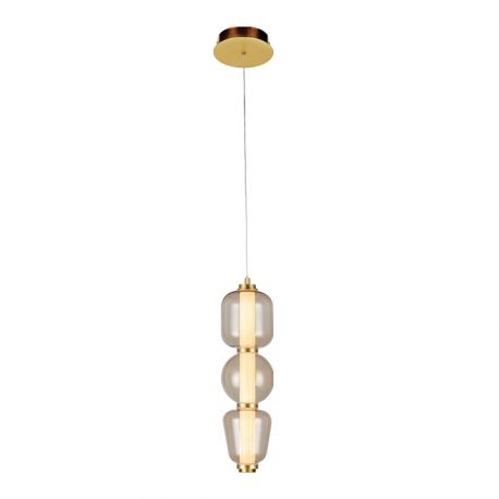Pendule, Lustre suspendate - Lustra, Pendul design modern LED DECO auriu/ sampanie