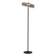 Lampadare - Lampadar, Lampa de podea design modern LED DECO negru/ fumuriu