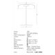 Veioze - Veioza, Lampa de podea design modern LED DECO negru/ fumuriu