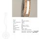 Pendule, Lustre suspendate - Lustra design modern LED DECO negru/ transparent