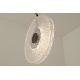 Pendule, Lustre suspendate - Lustra design modern LED DECO negru/ transparent