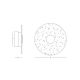 Aplice, corpuri de iluminat pentru pereti - Aplica de perete design modern LED DECO negru/ transparent