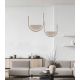 Pendule, Lustre suspendate - Lustra design modern LED DECO auriu/ sampanie
