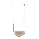 Lustra design modern LED DECO negru/ gri deschis