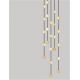 Corpuri de iluminat Lustre pentru casa scarii - Lustra casa scarii cu pendule LED suspendate, deosebita design lux ALCINOE