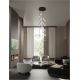 Corpuri de iluminat Lustre pentru casa scarii - Lustra casa scarii cu pendule LED suspendate, deosebita design lux ALCINOE