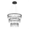 Lustra LED design ambiental deosebit Stellar 80cm, negru