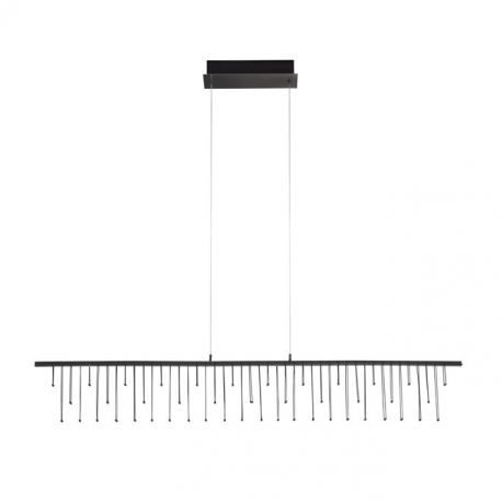 Candelabre, Lustre - Lustra LED design ambiental deosebit Stellar L-120cm, negru