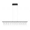 Lustra LED design ambiental deosebit Stellar L-120cm, negru