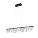 Candelabre, Lustre - Lustra LED design ambiental deosebit Stellar L-120cm, negru