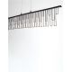 Candelabre, Lustre - Lustra LED design ambiental deosebit Stellar L-120cm, negru