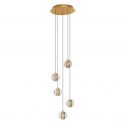 Lustra cu 5 pendule LED design modern LICIO