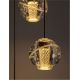 Aplice, corpuri de iluminat pentru pereti - Lustra cu 5 pendule LED design modern LICIO