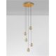 Aplice, corpuri de iluminat pentru pereti - Lustra cu 5 pendule LED design modern LICIO