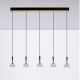 Pendule, Lustre suspendate - Lustra cu 5 pendule LED design modern PALUZ
