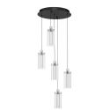 Lustra cu 5 pendule LED design modern LUNE