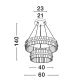 Pendule, Lustre suspendate - Lustra LED design modern decorativ OLIMPIA
