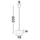 Pendule, Lustre suspendate - Pendul, Lustra LED design modern KEROS