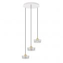 Lustra cu 3 pendule LED design modern KEROS