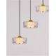 Pendule, Lustre suspendate - Lustra cu 3 pendule LED design modern KEROS