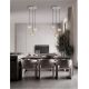 Pendule, Lustre suspendate - Lustra cu 3 pendule LED design modern KEROS