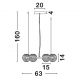 Pendule, Lustre suspendate - Lustra LED design modern AFTHONIA