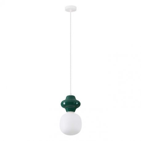 Pendule, Lustre suspendate - Pendul ceramic design modern CHIC verde