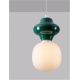 Pendule, Lustre suspendate - Pendul ceramic design modern CHIC verde