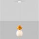 Pendule, Lustre suspendate - Pendul ceramic design modern CHIC portocaliu