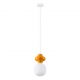 Pendul ceramic design modern CHIC portocaliu