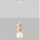Pendule, Lustre suspendate - Pendul ceramic design modern CHIC galben