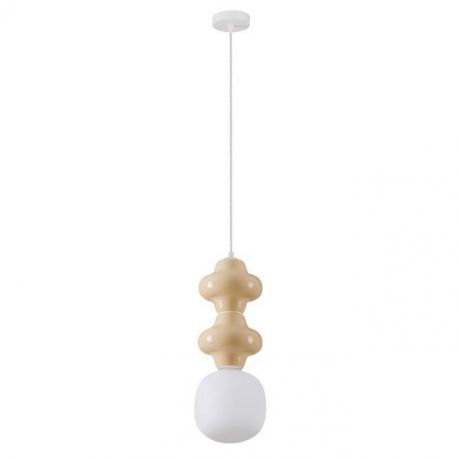 Pendule, Lustre suspendate - Pendul ceramic design modern CHIC galben