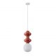 Pendul ceramic design modern CHIC rosu