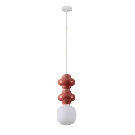 Pendule, Lustre suspendate - Pendul ceramic design modern CHIC rosu