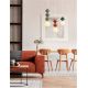 Pendule, Lustre suspendate - Pendul ceramic design modern CHIC rosu